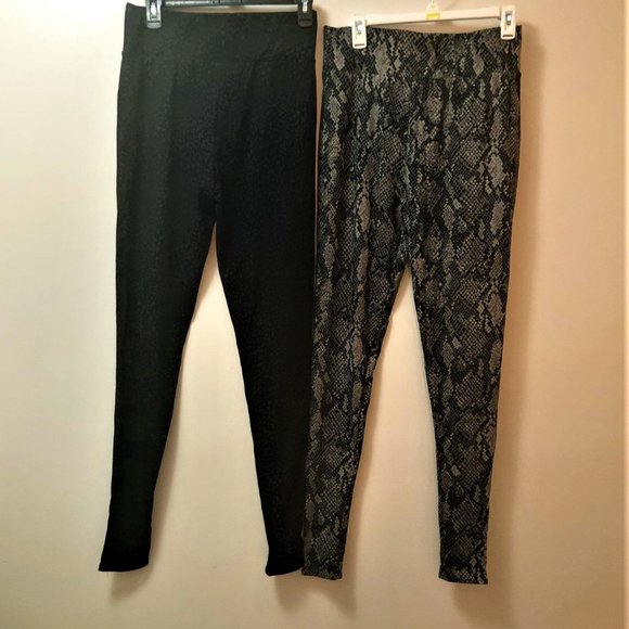 Yummie Stirrup Leggings (2 pair), Sz M, EUC - Picture 1 of 4